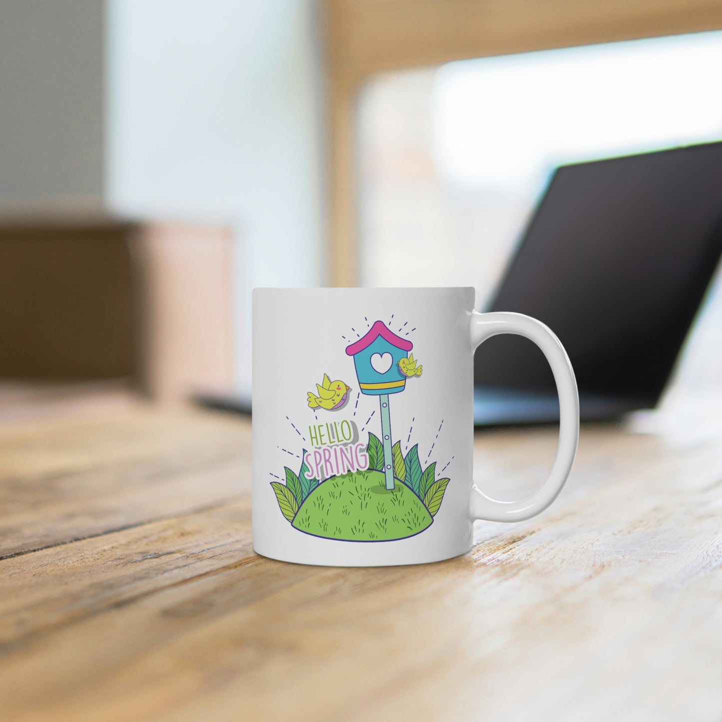 Hello Spring Garden Mug