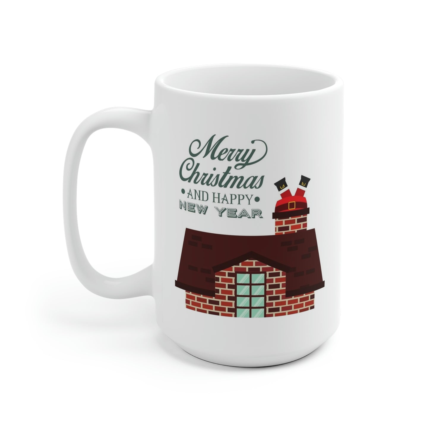 Merry Christmas And Happy New Year Santa Mug