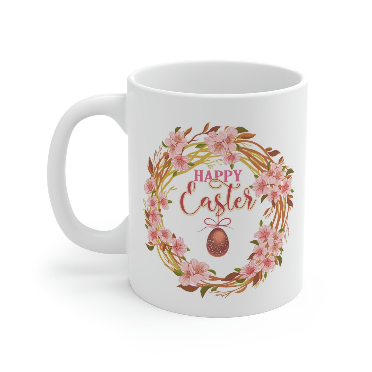 Happy Easter Floral Egg Mug