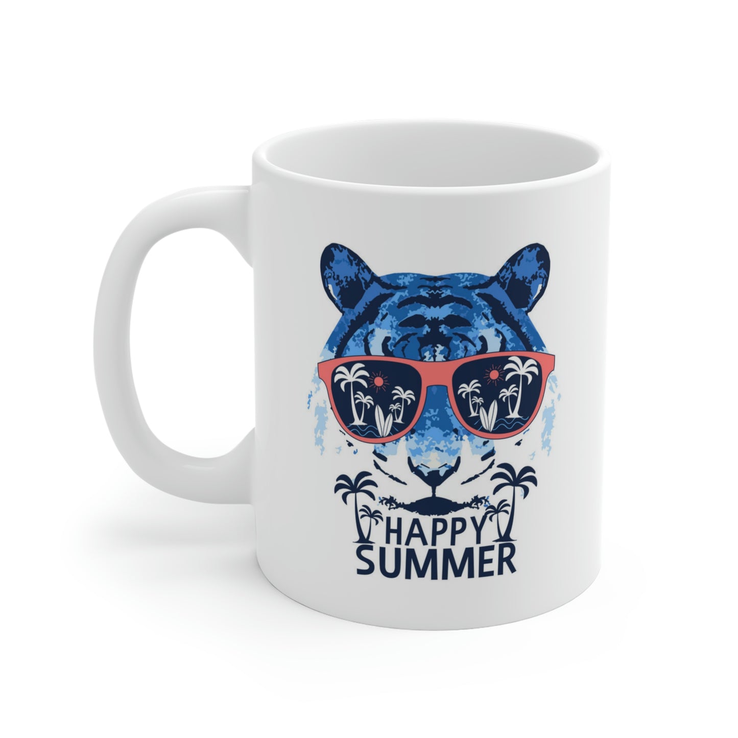 Happy Summer Tiger Mug