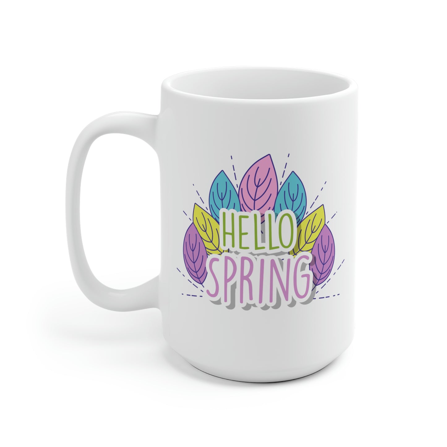 Hello Spring Flower Mug