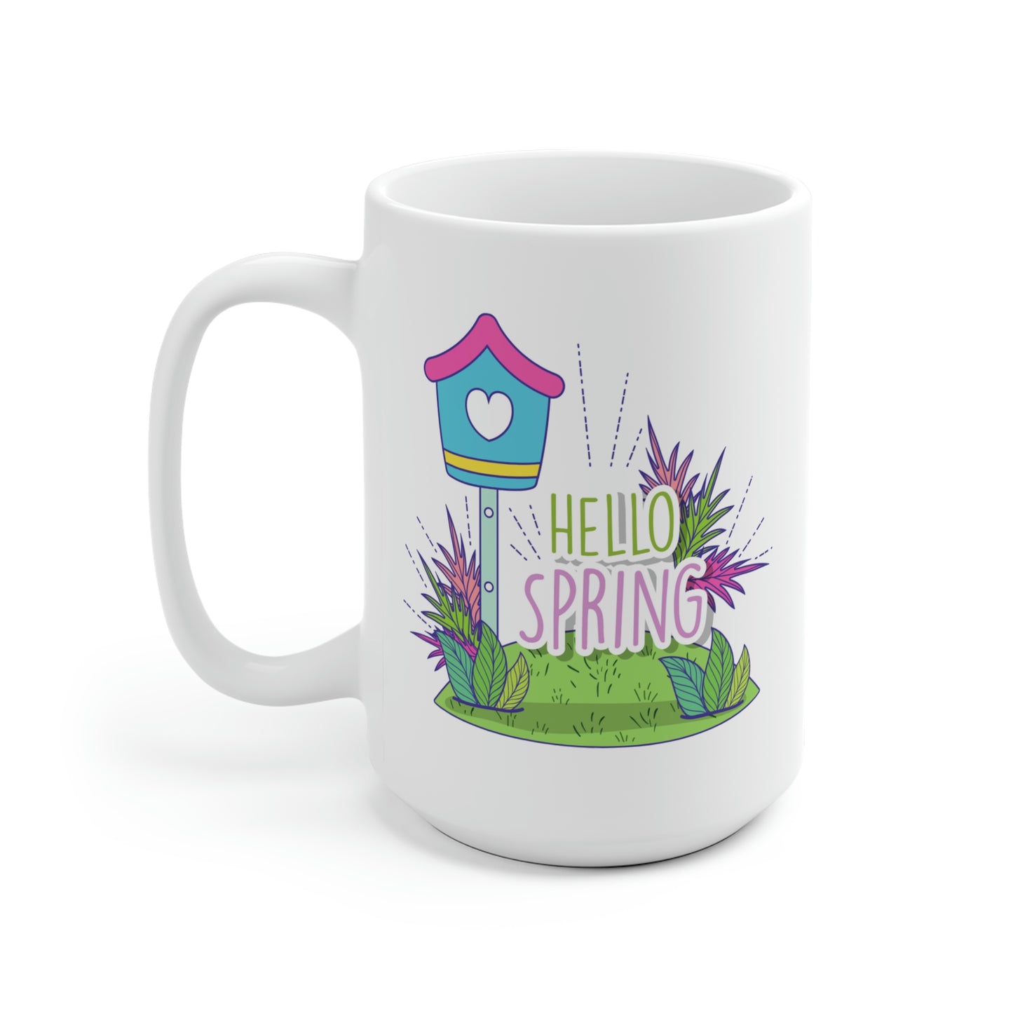 Hello Spring Garden Mug