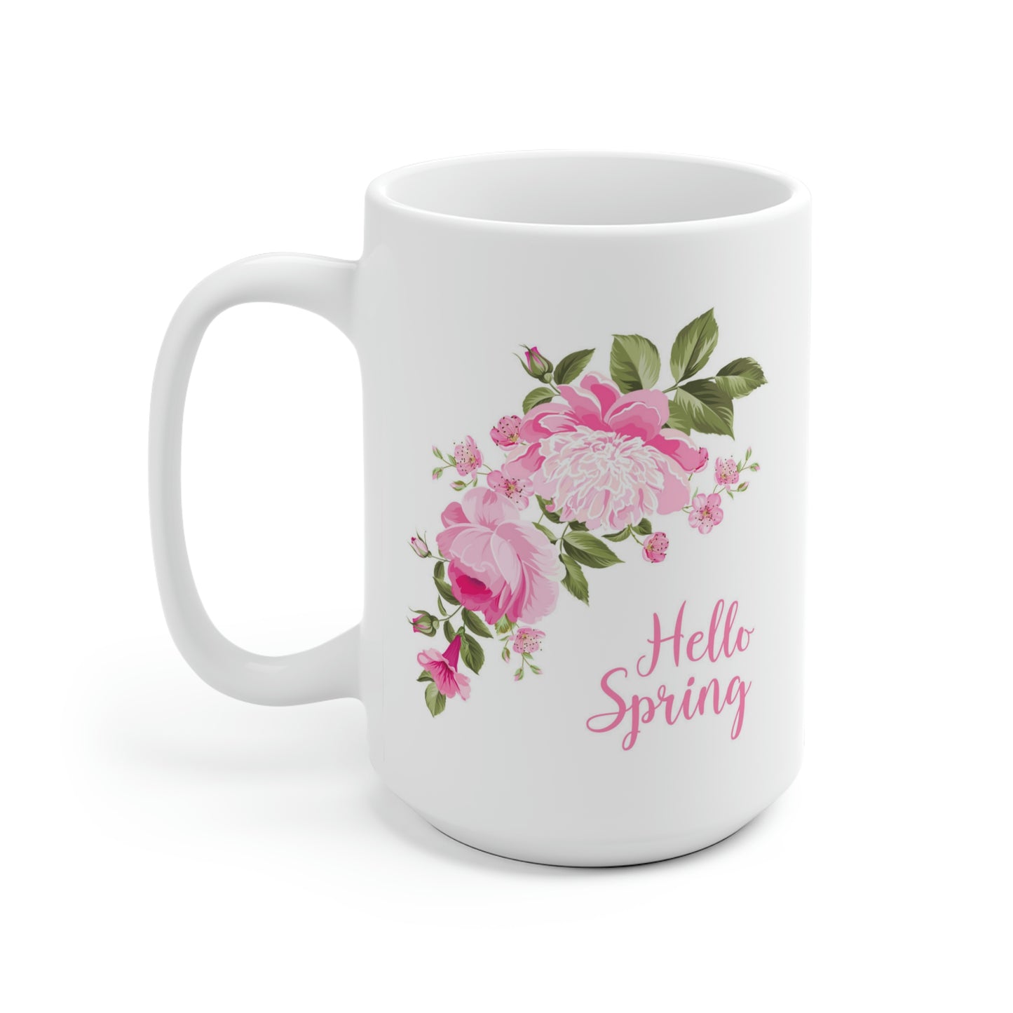 Hello Spring Flower Mug