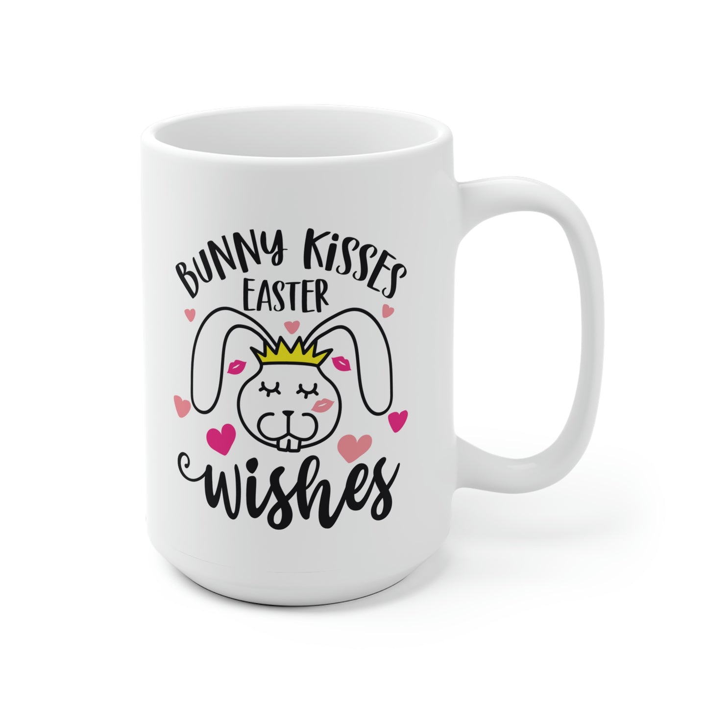 Bunny Kisses Easter Wishes Mug