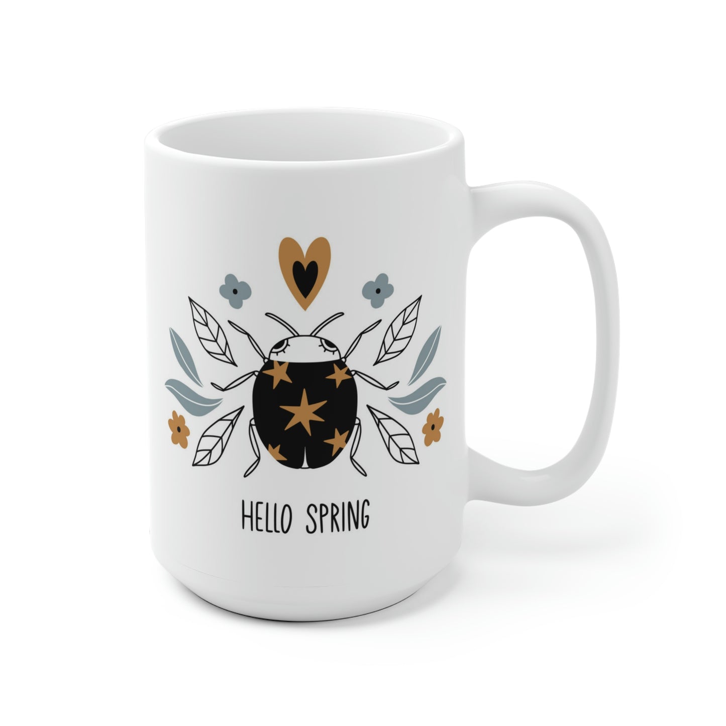Hello Spring Ladybug Mug