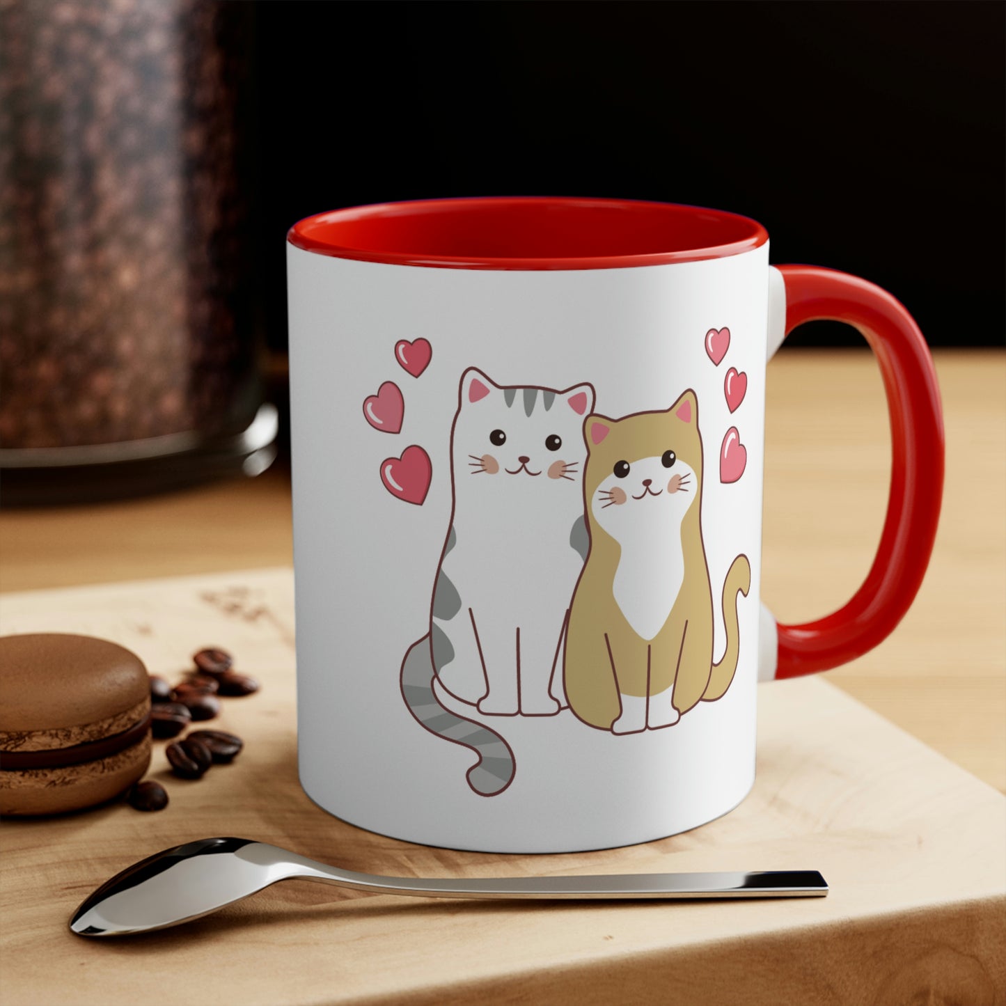 Valentine's Day Cats Mug