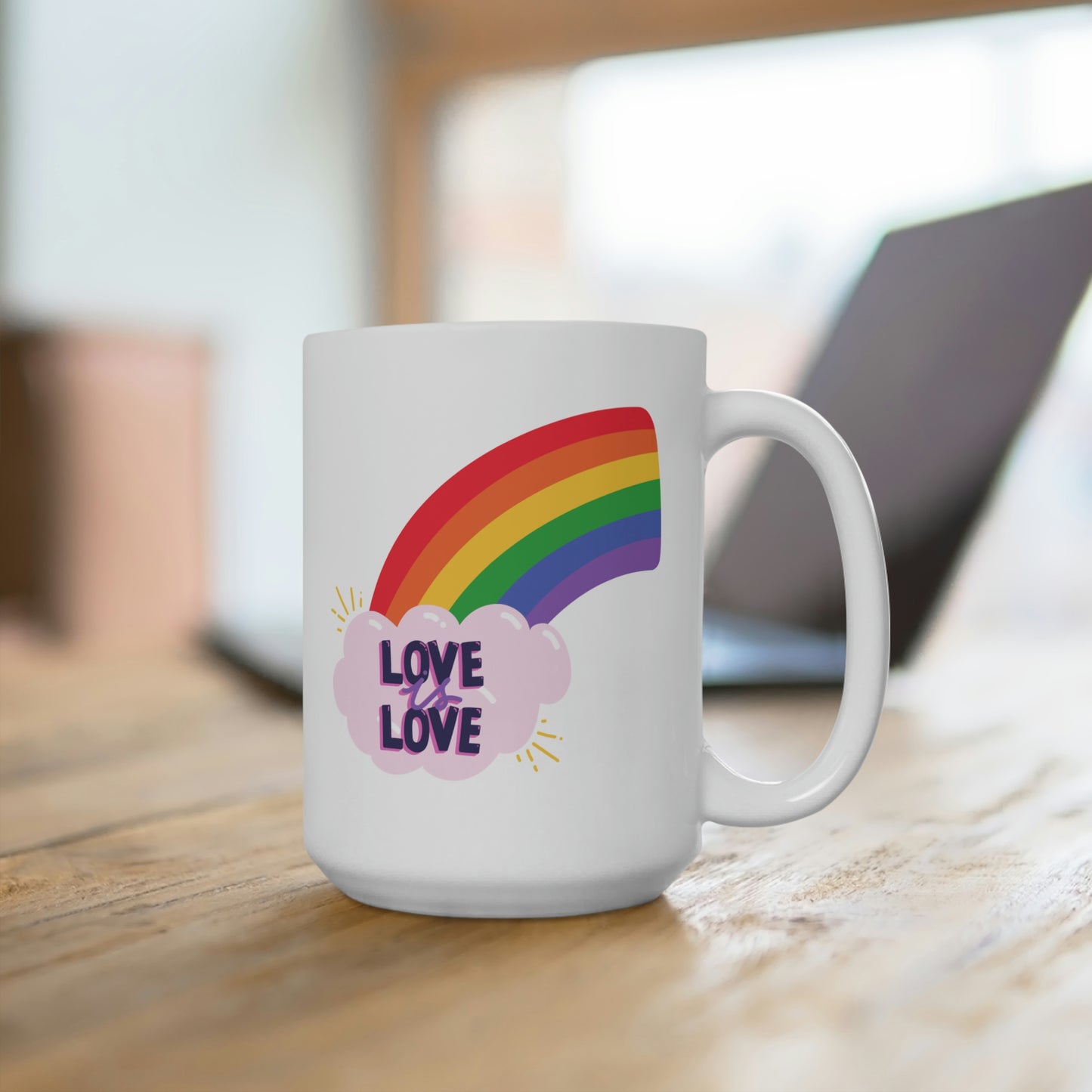 Love Is Love Rainbow Mug
