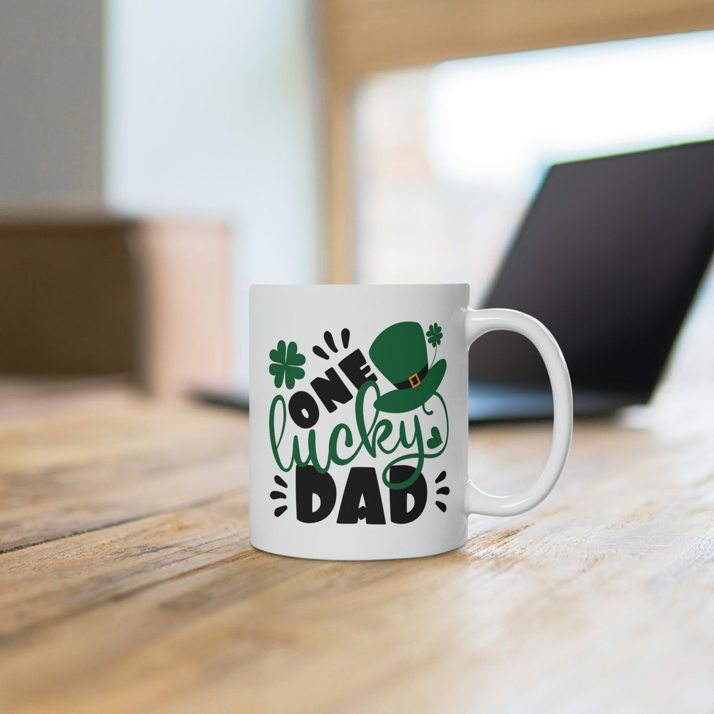 One Lucky Dad Mug