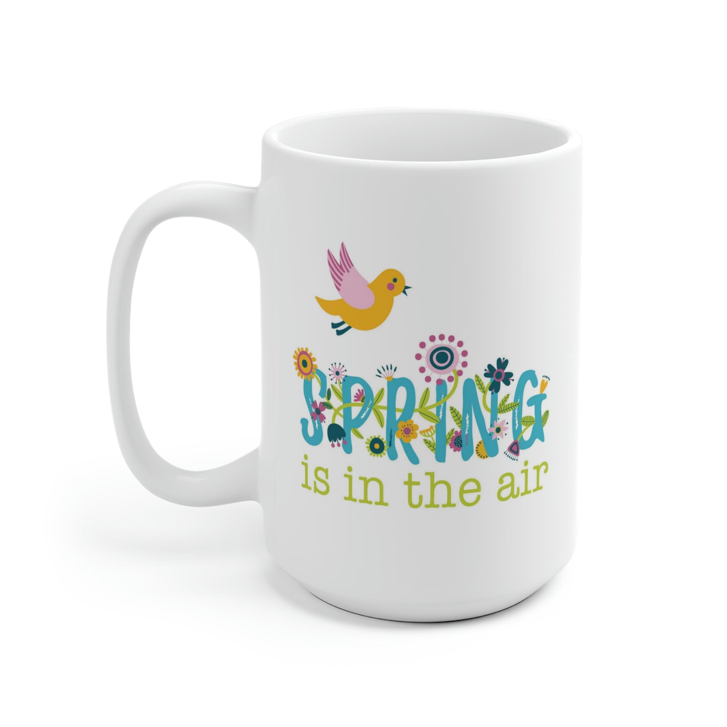 Spring Is In The Air Bird Mug