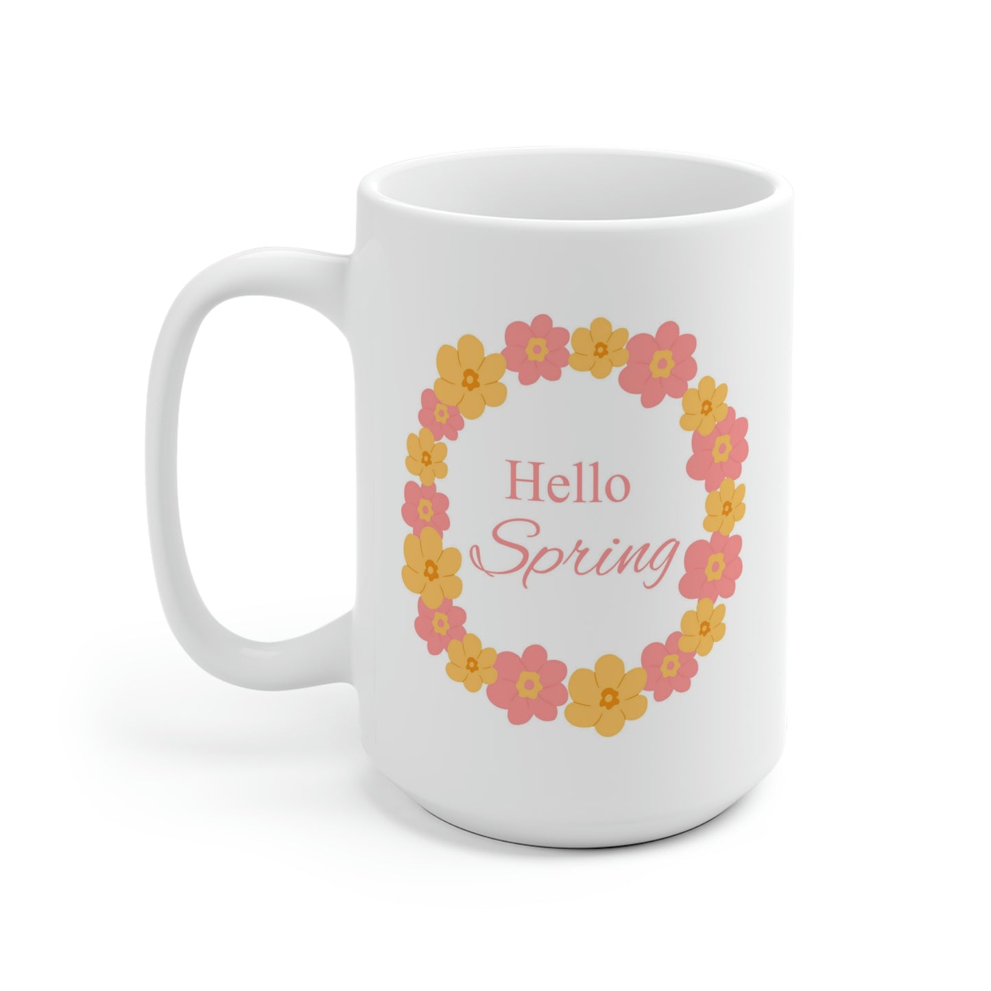 Hello Spring Flower Mug