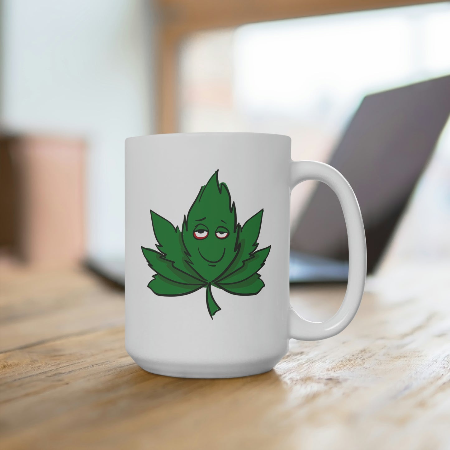 Stoner Cannabis Leaf Mug