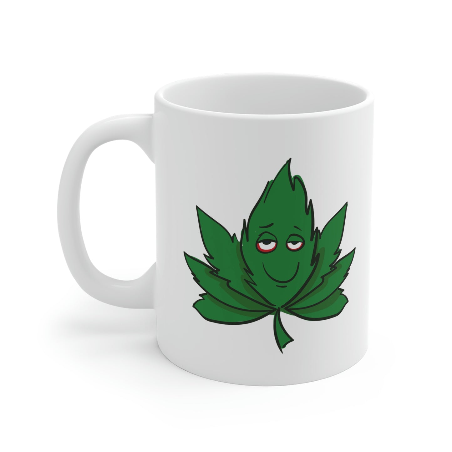 Stoner Cannabis Leaf Mug