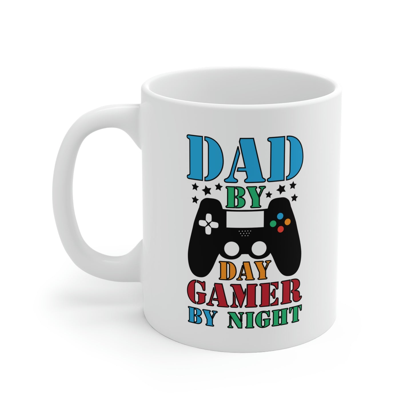 Dad By Day Gamer By Night Mug