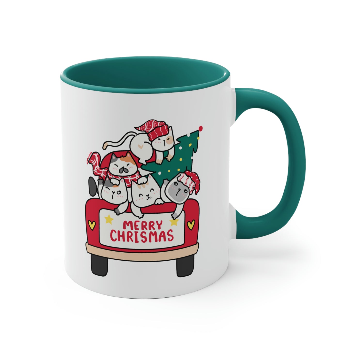 Merry Christmas Cats Mug