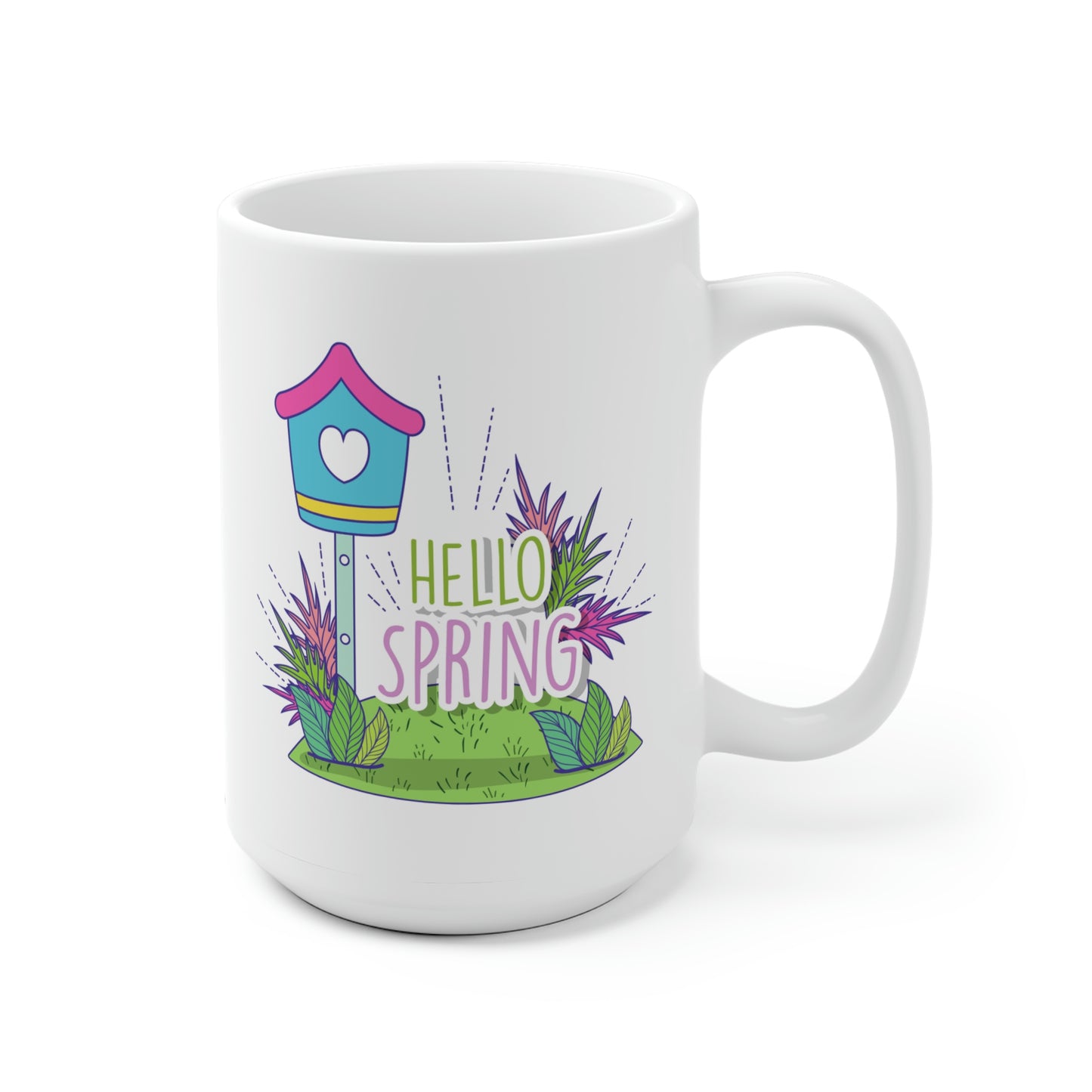 Hello Spring Garden Mug