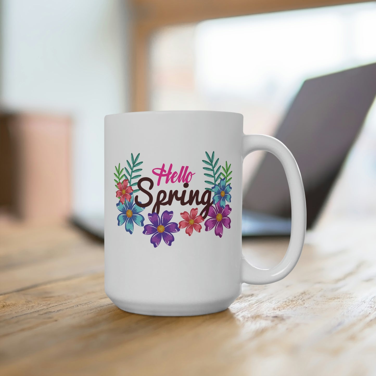 Hello Spring Flower Mug