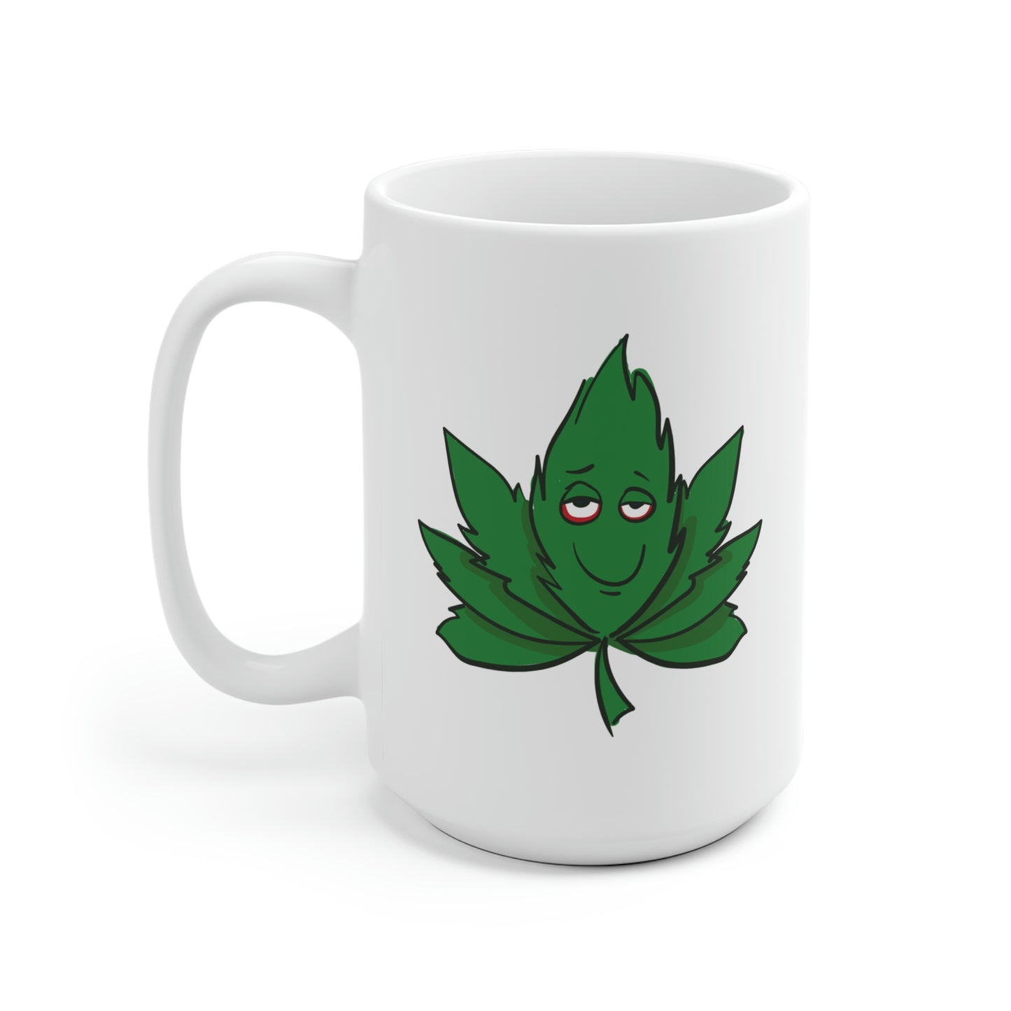 Stoner Cannabis Leaf Mug