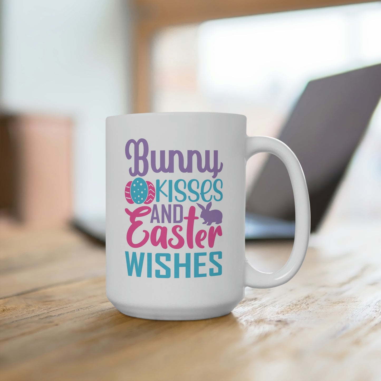 Bunny Kisses And Easter Wishes Mug