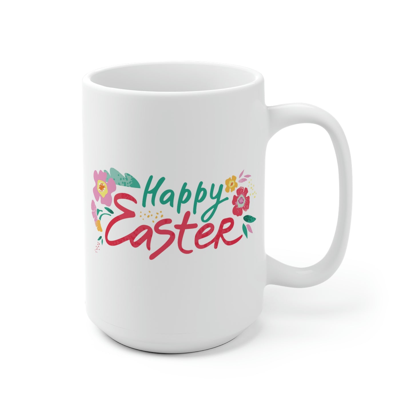 Happy Easter Floral Mug
