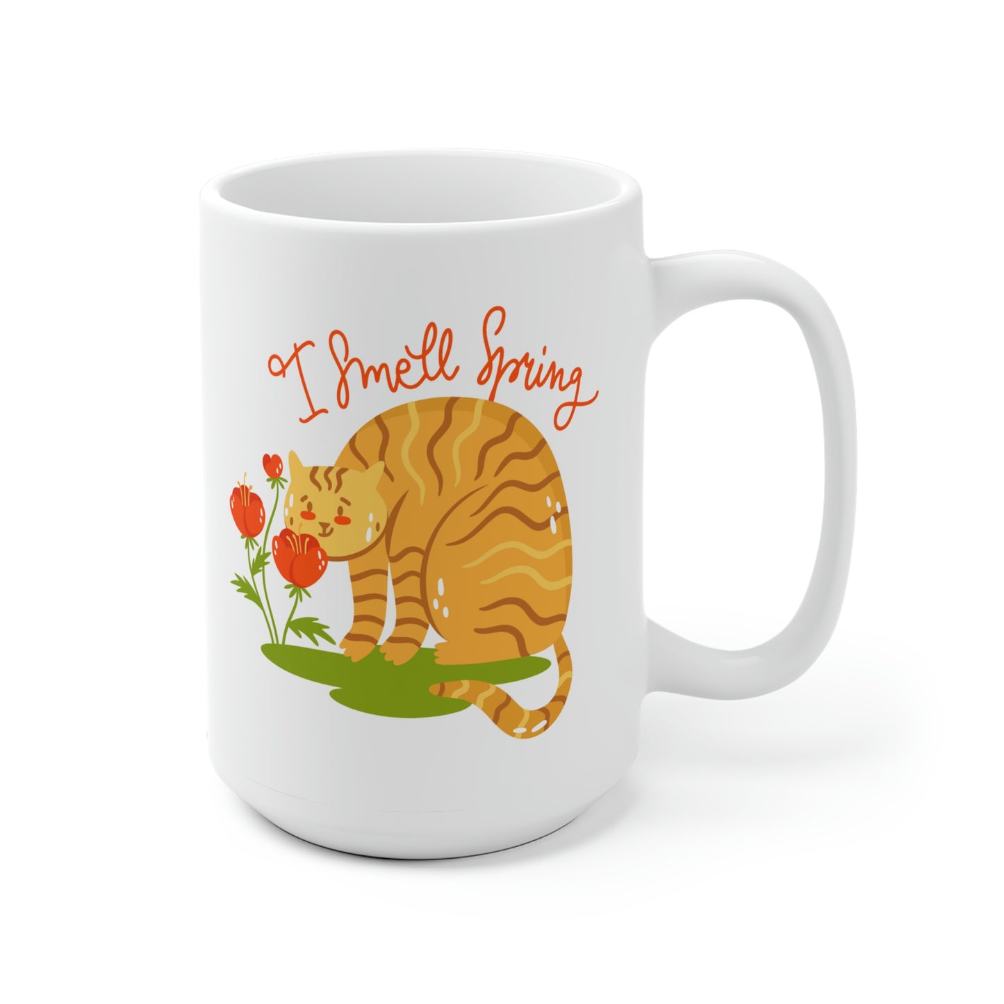I Smell Spring Cats Mug