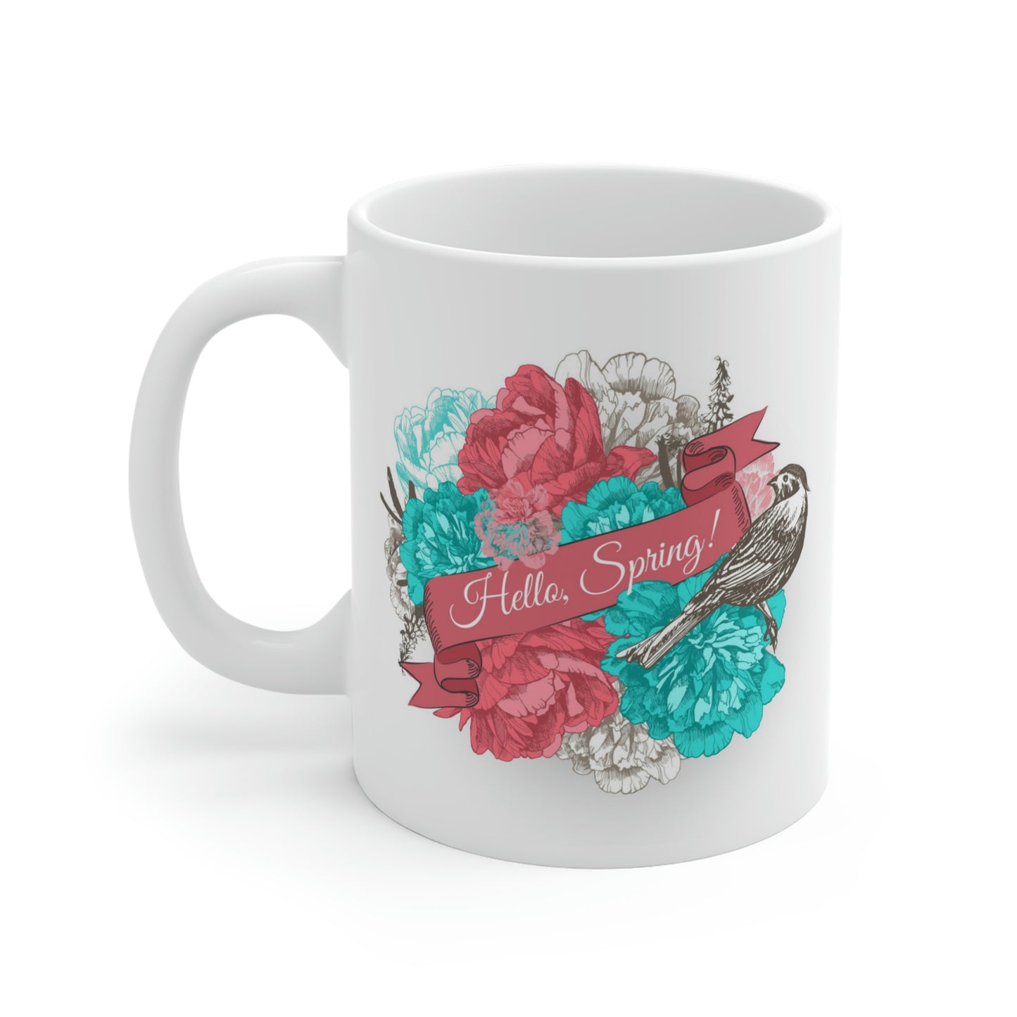 Hello Spring Bird Mug