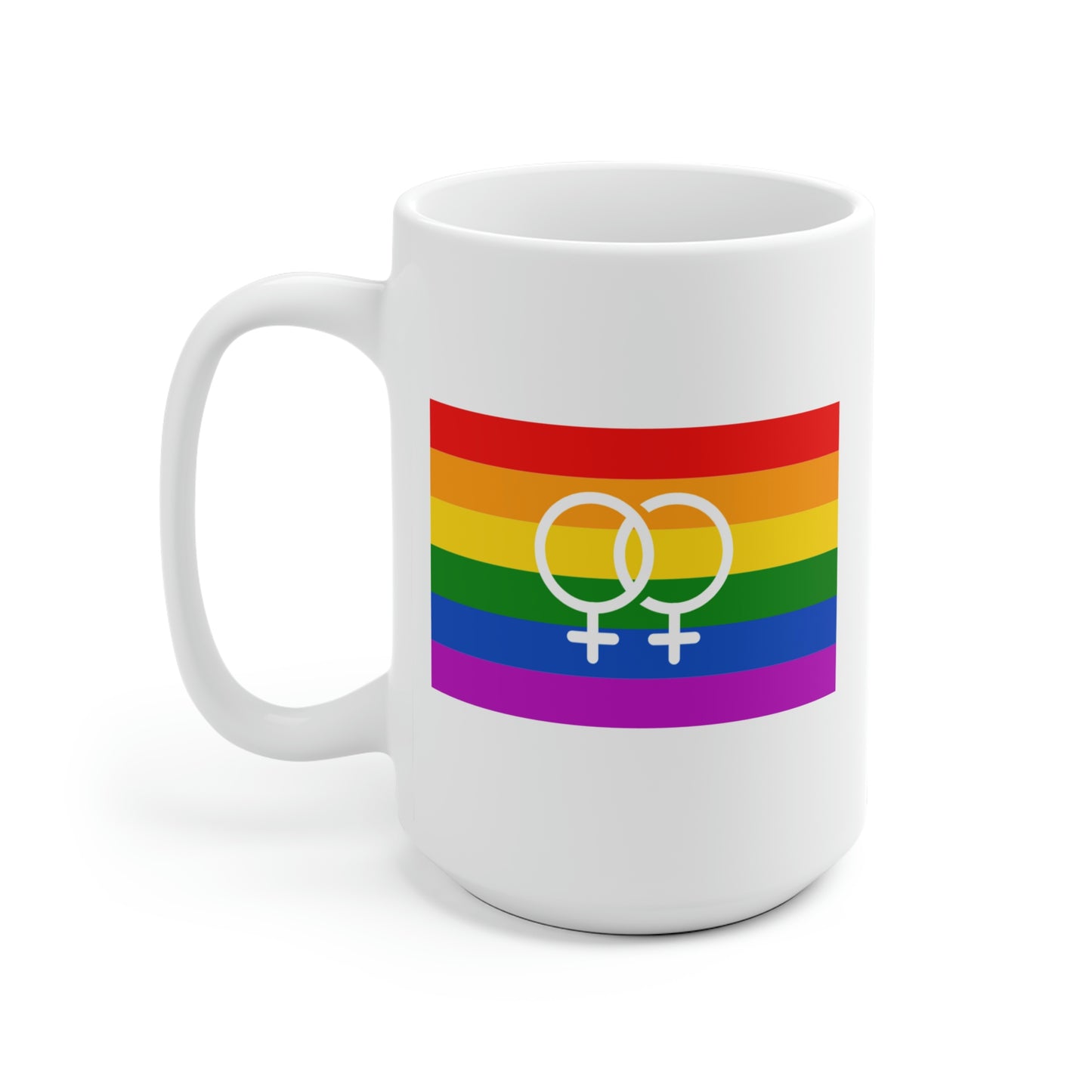 Rainbow Lesbian Pride Mug