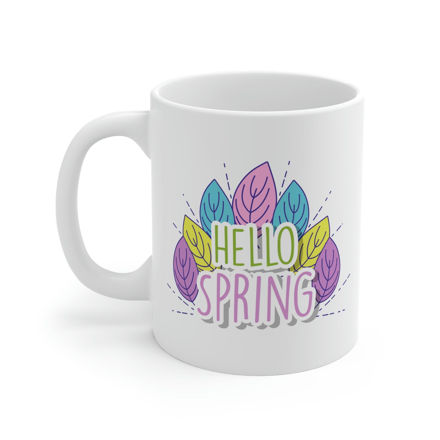 Hello Spring Flower Mug