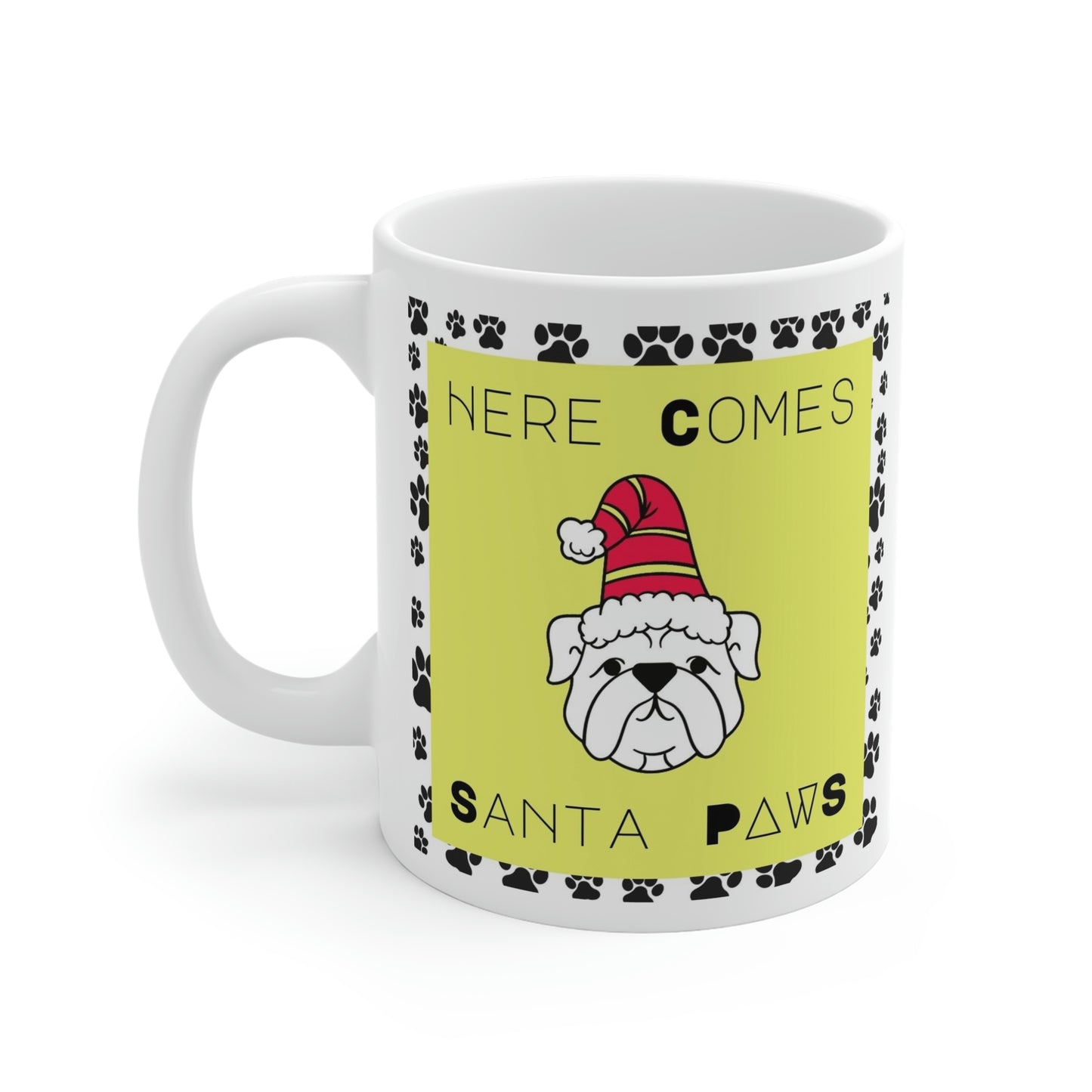 Here Comes Santa Paws Mug