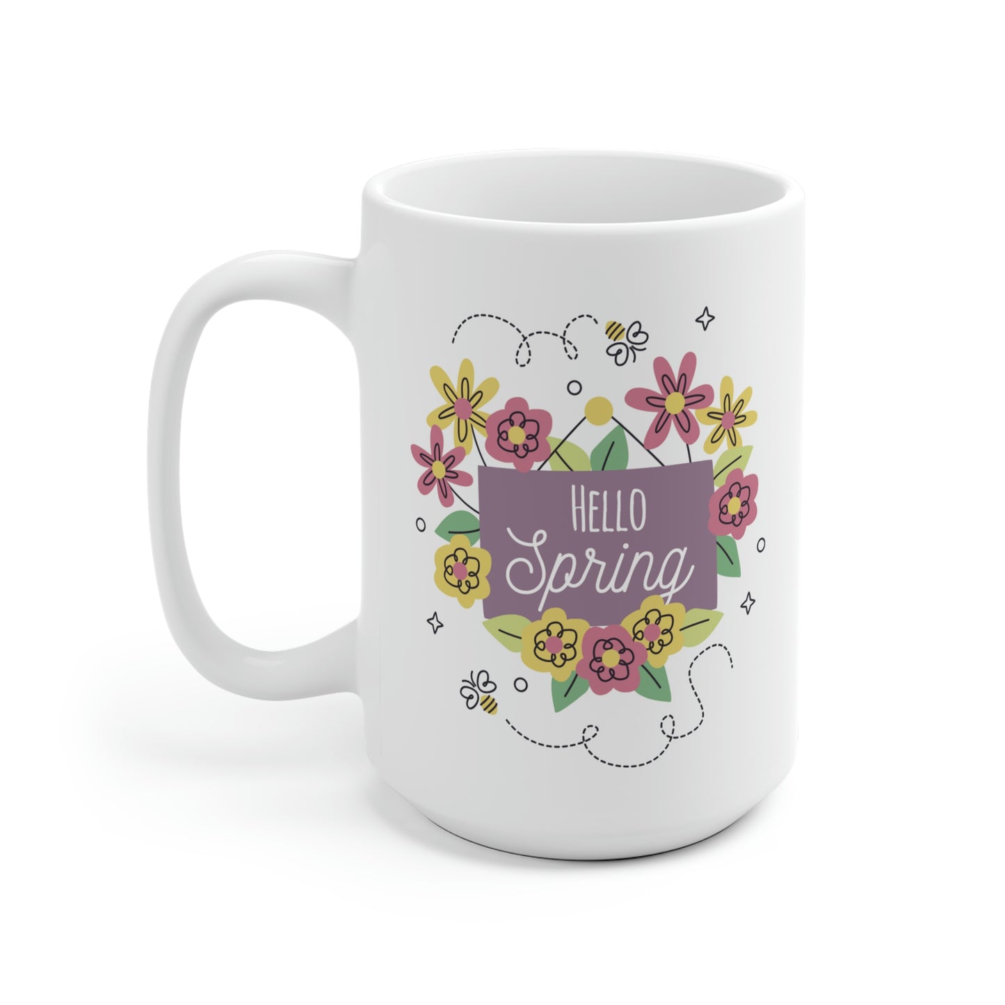 Hello Spring Flower Mug
