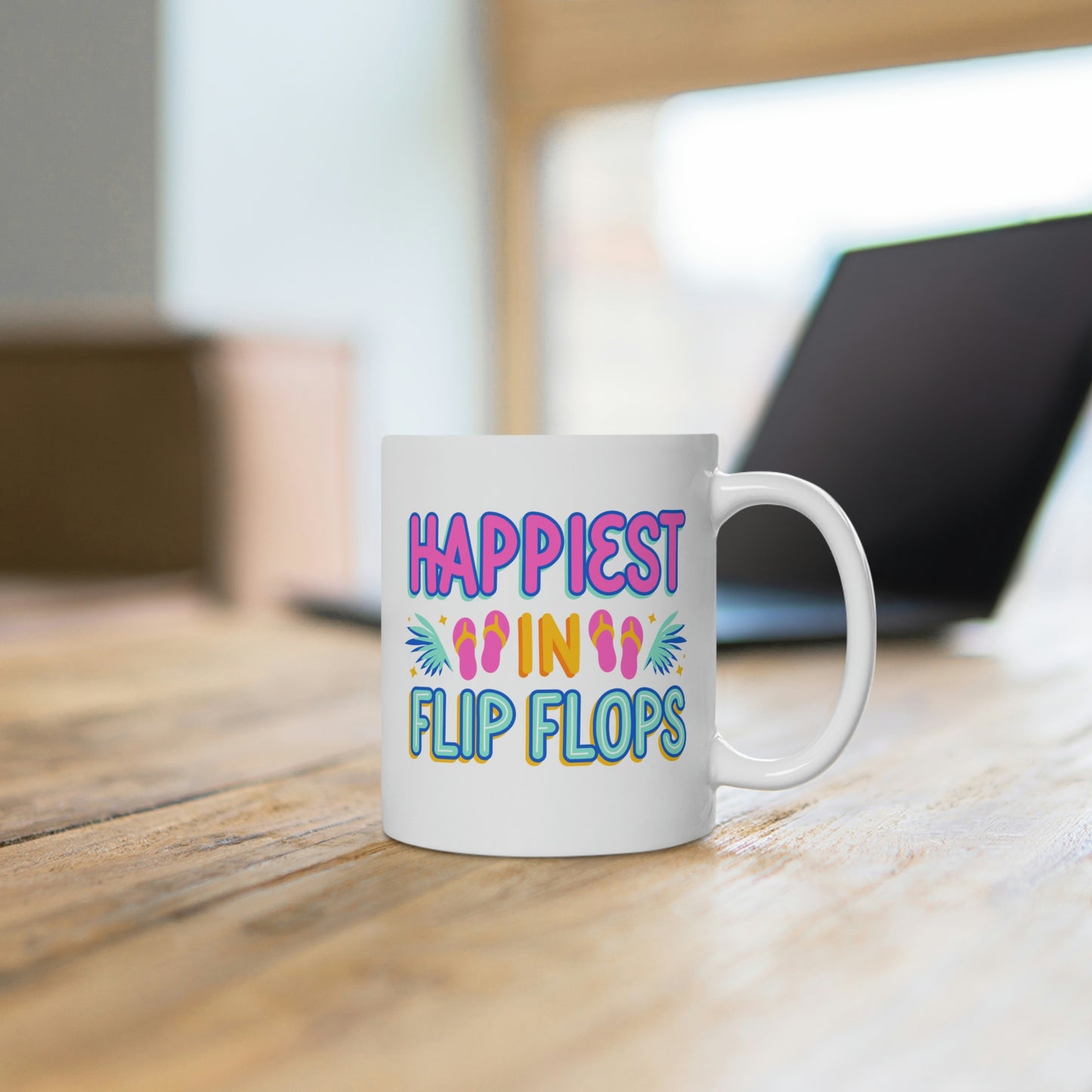 Happiest In Flip Flops Mug