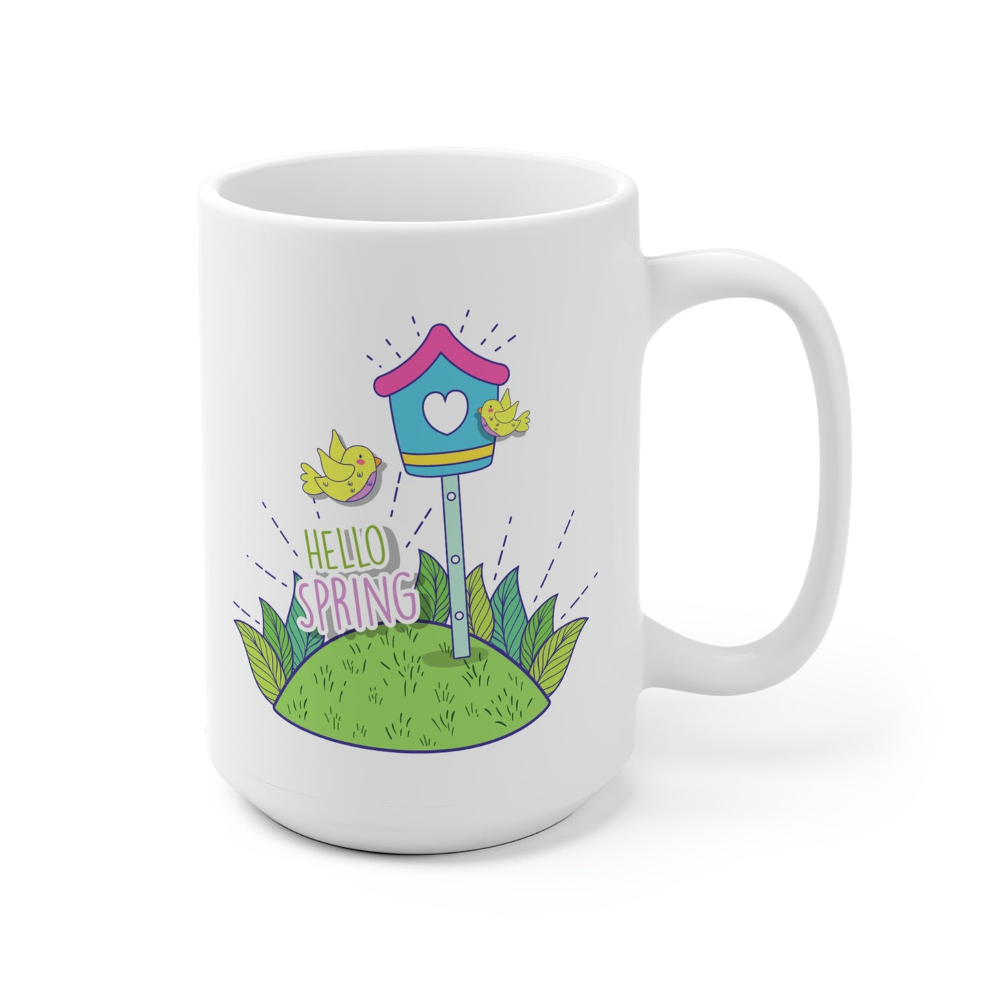 Hello Spring Garden Mug