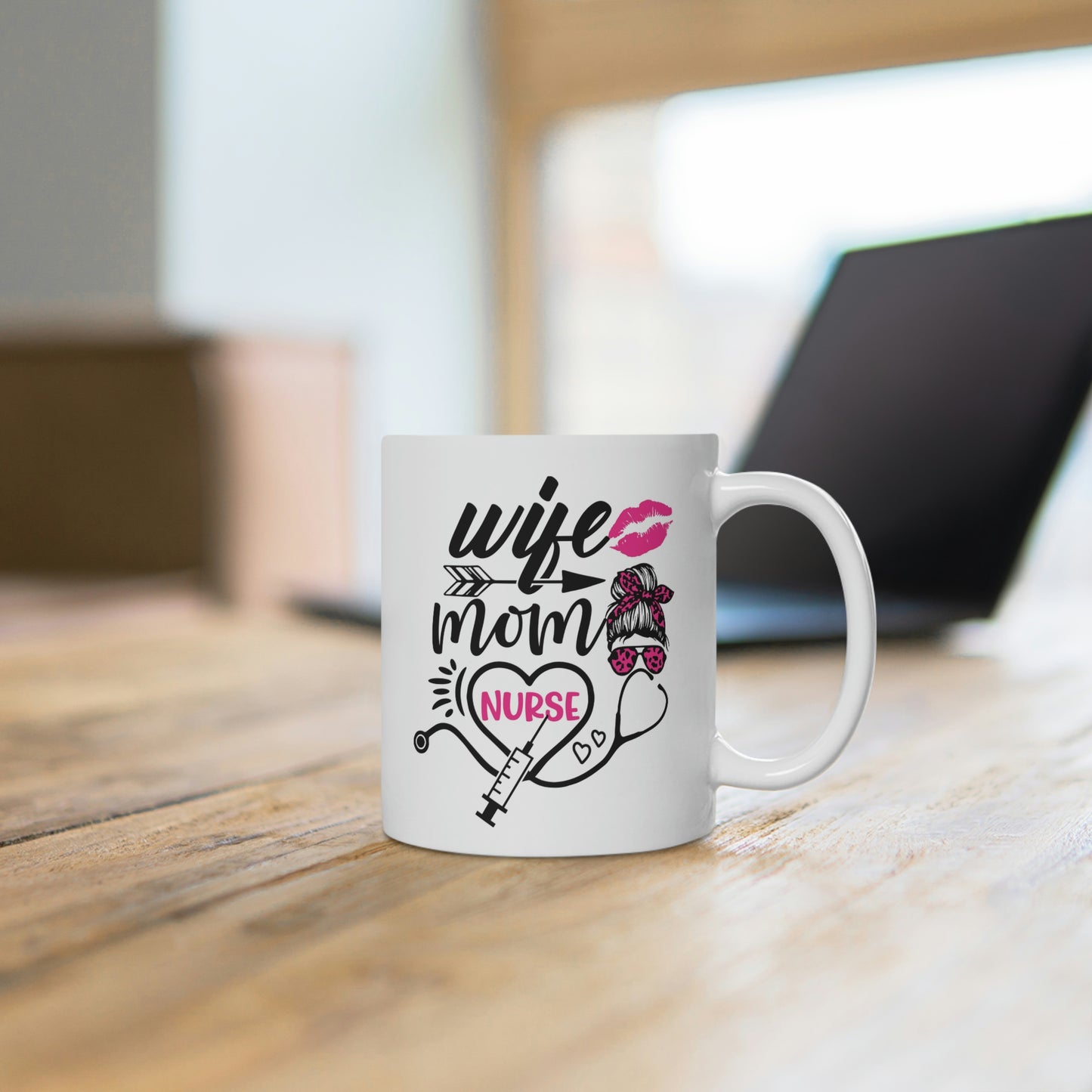Wife Mom Nurse Mug