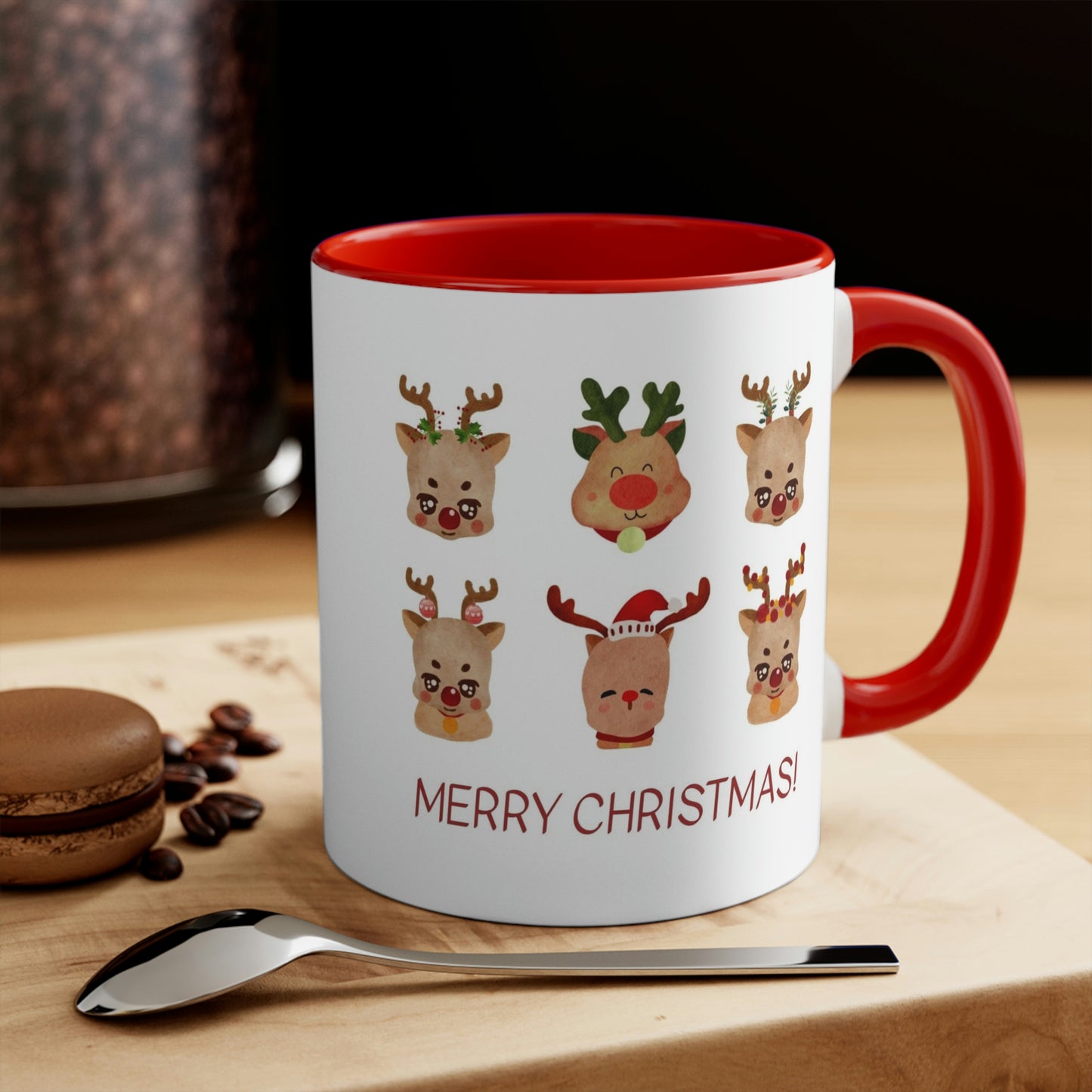 Merry Christmas Reindeer Mug