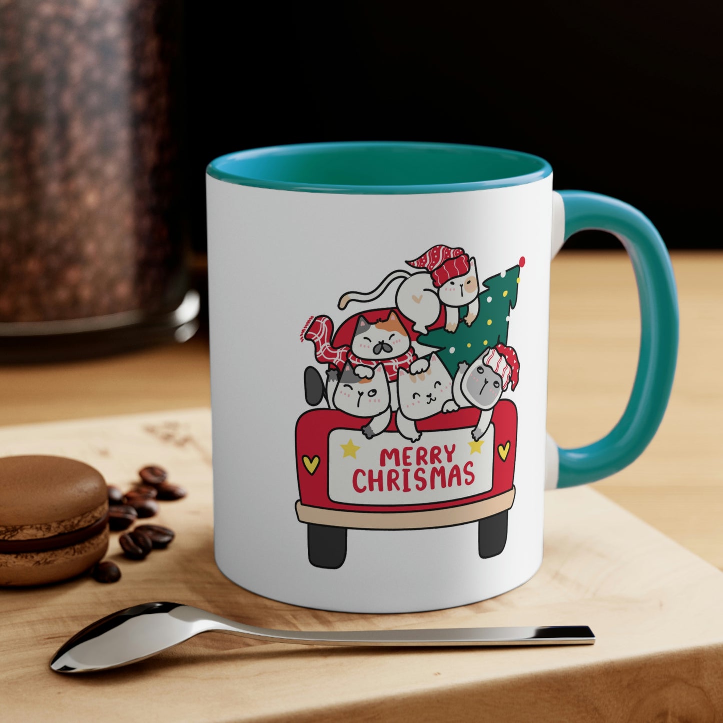 Merry Christmas Cats Mug