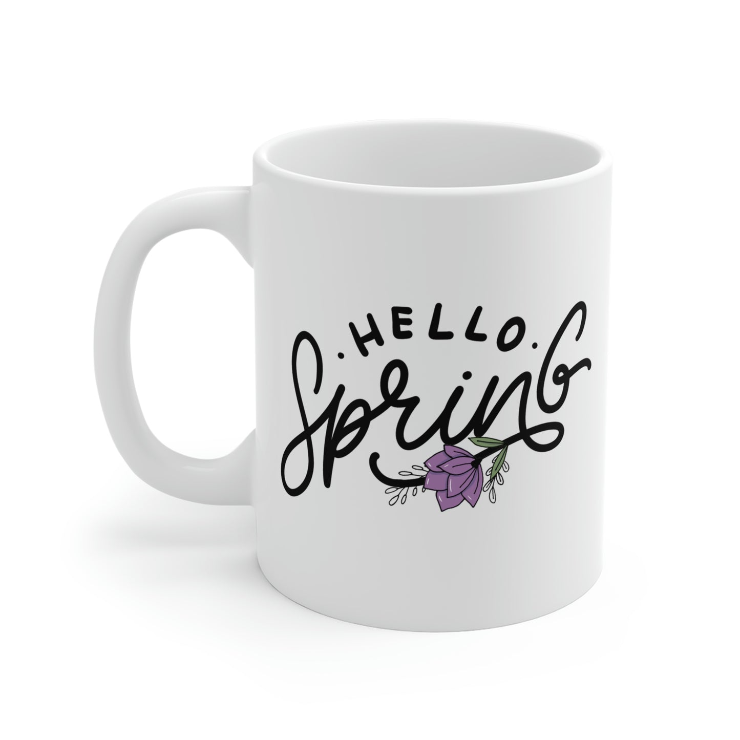 Hello Spring Flower Mug