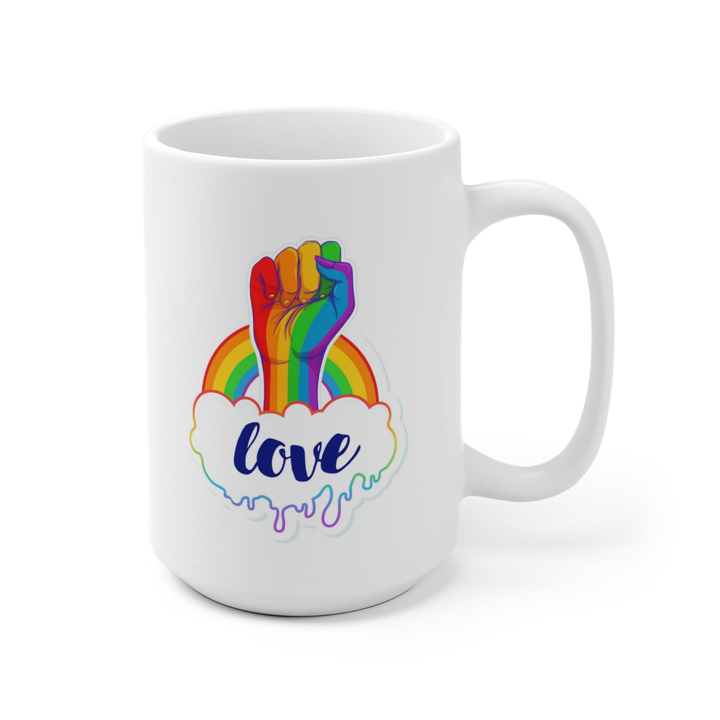 Love Rainbow Fist Mug