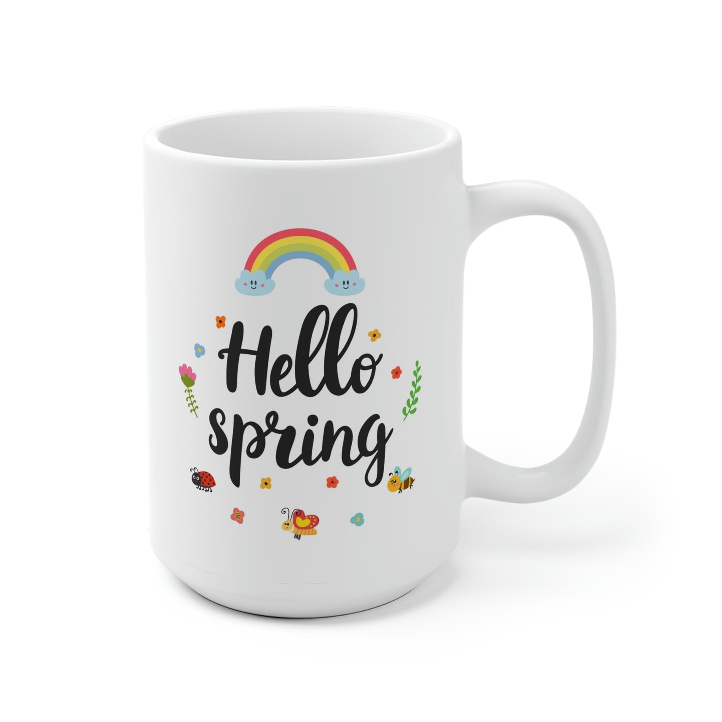 Hello Spring Rainbow Mug