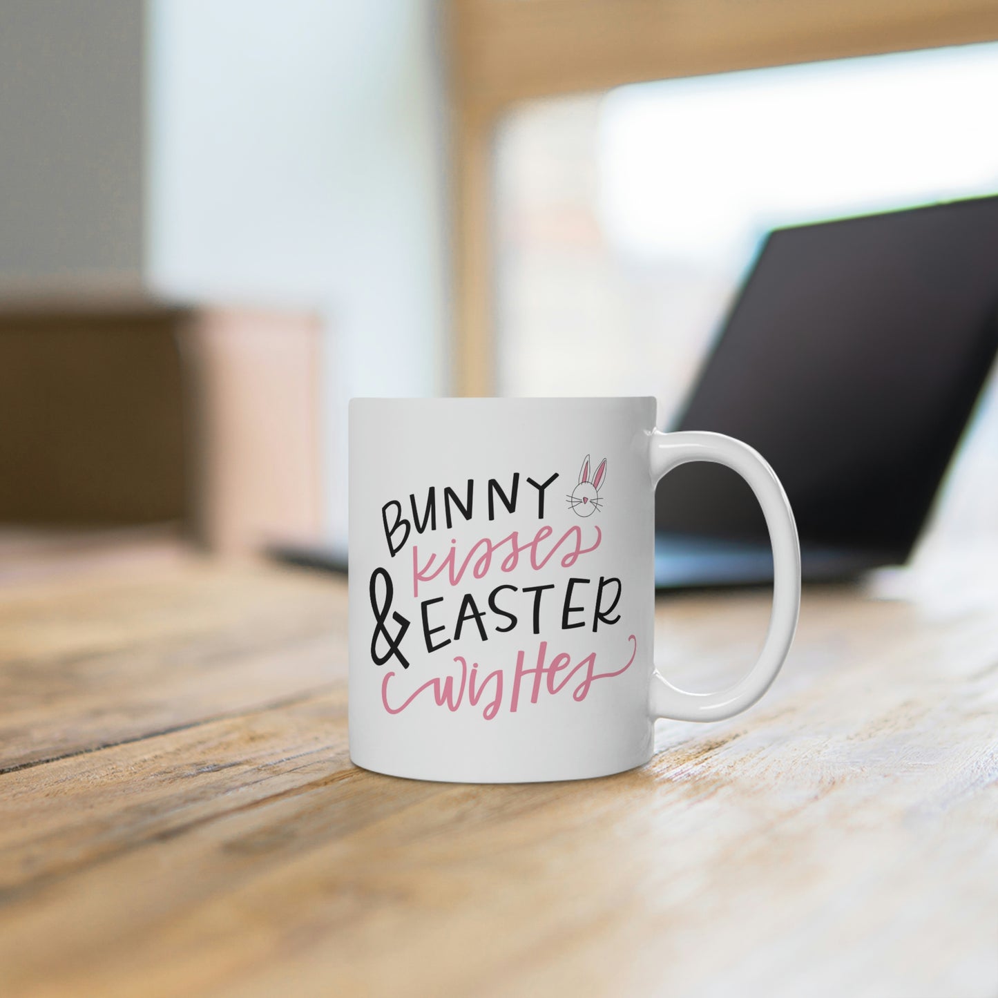 Bunny Kisses And Easter Wishes Mug