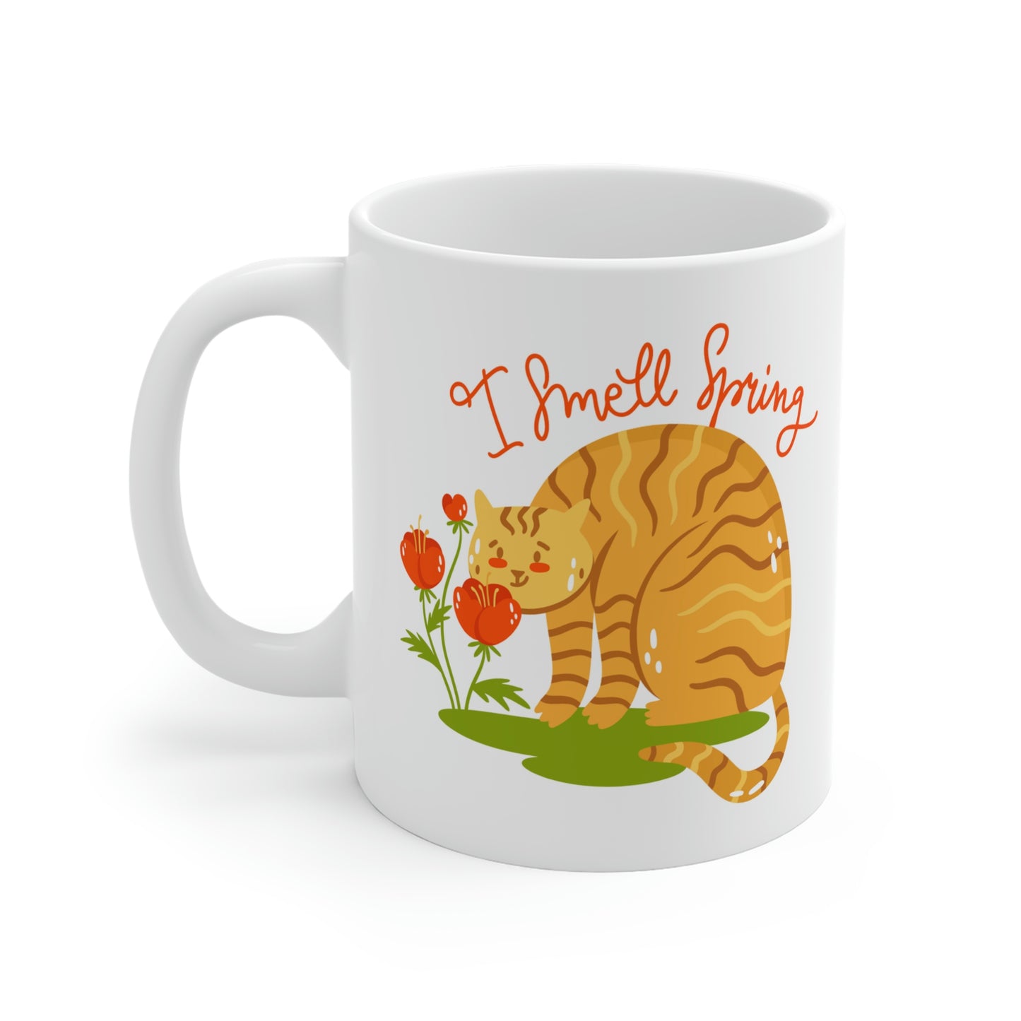 I Smell Spring Cats Mug