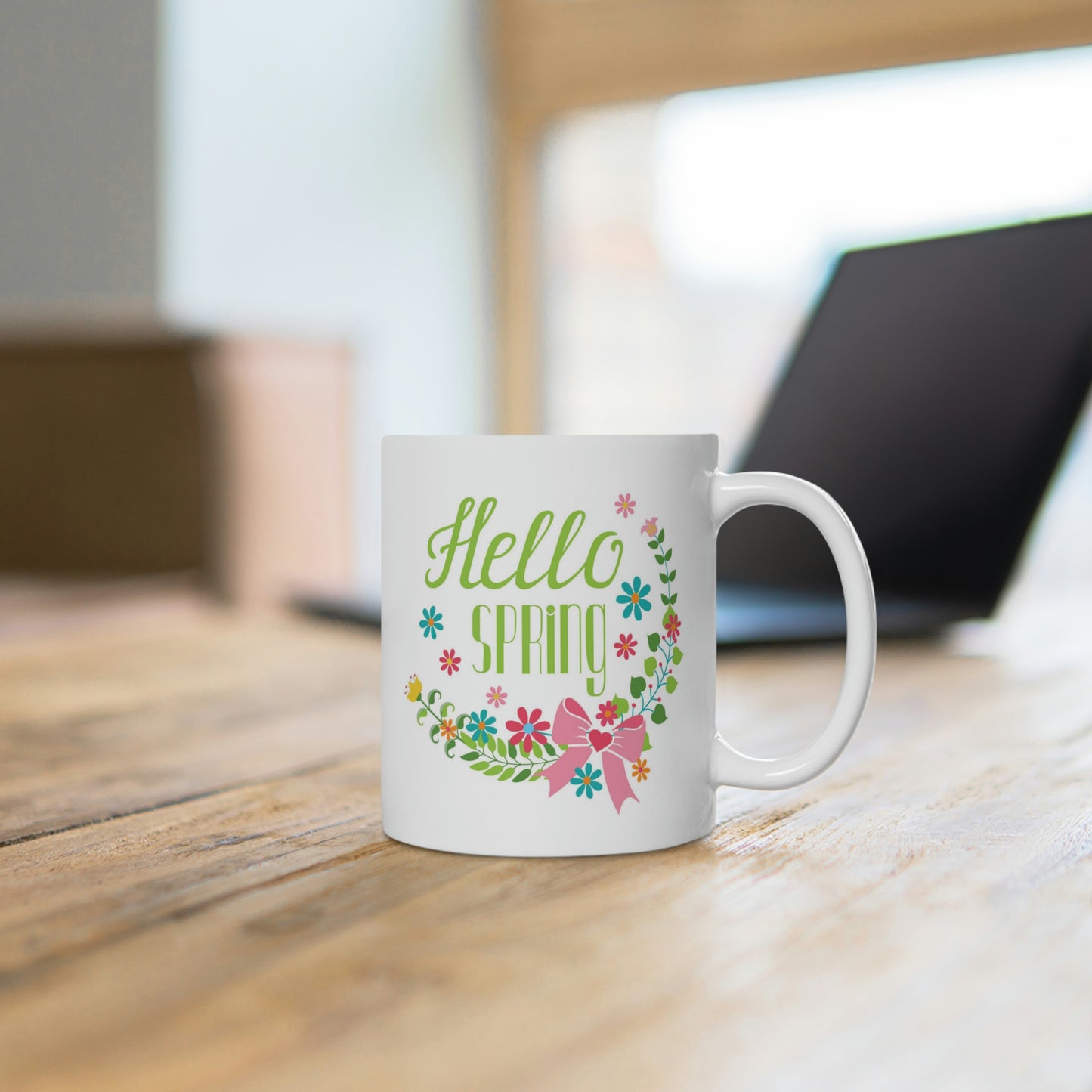Hello Spring Flower Mug
