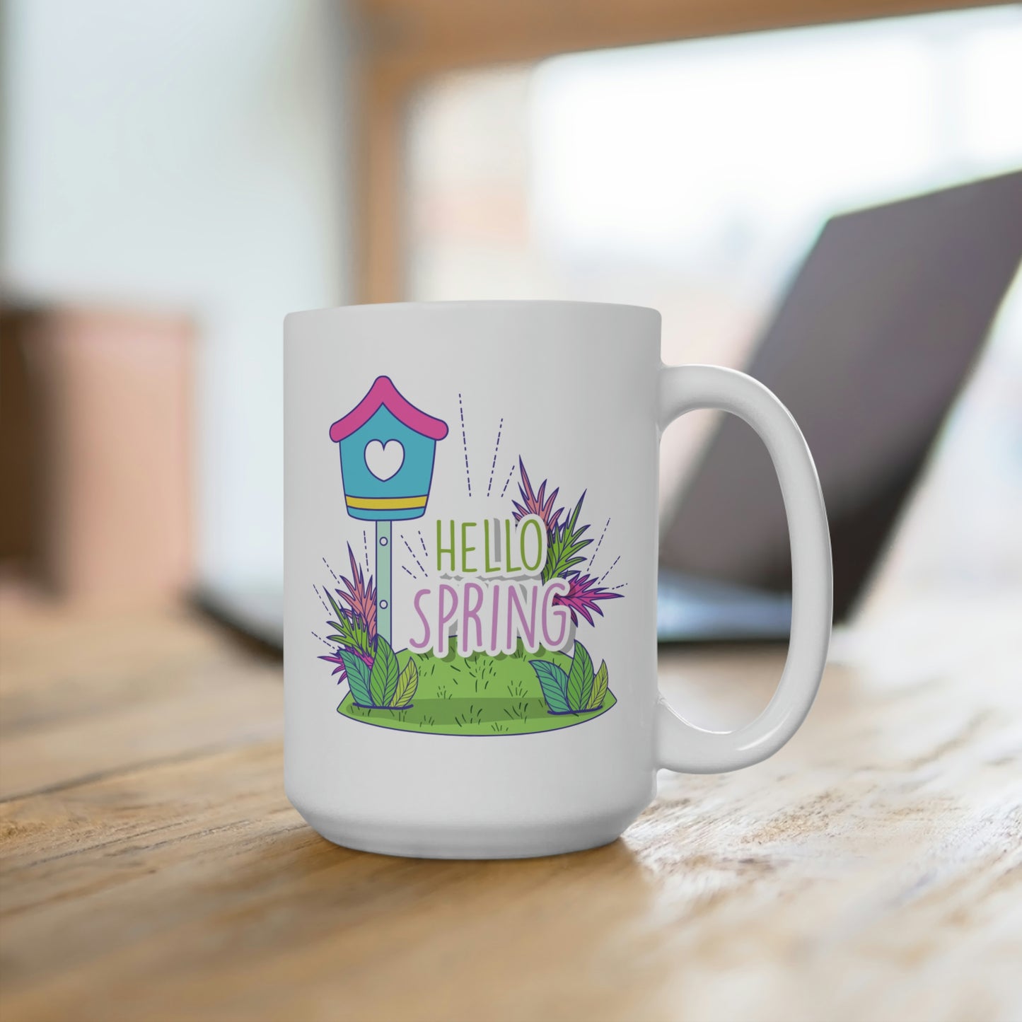 Hello Spring Garden Mug