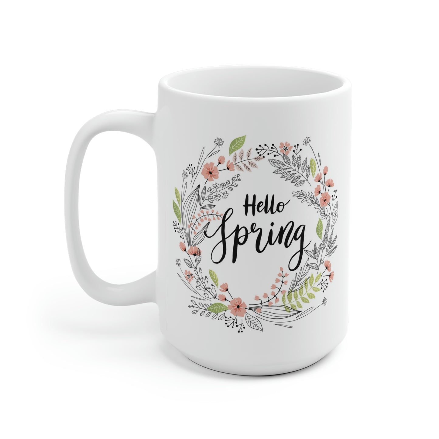 Hello Spring Flower Mug