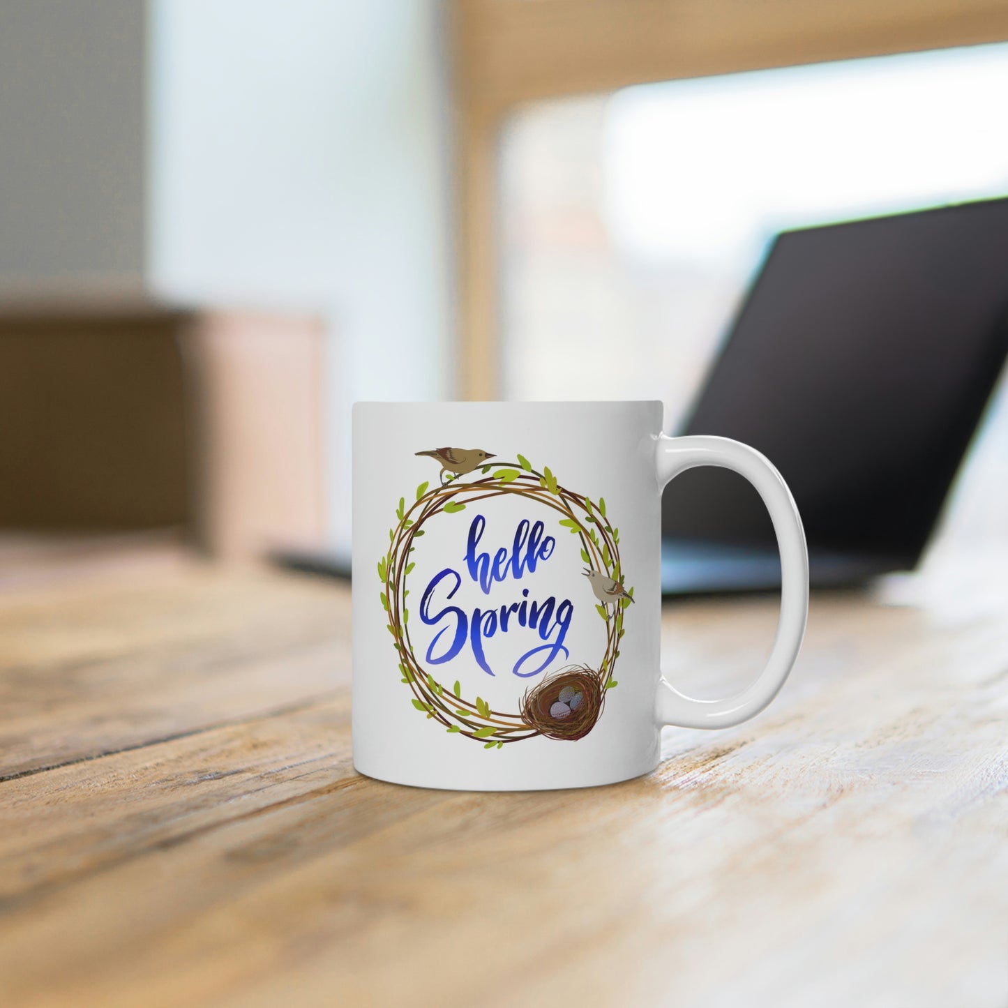 Hello Spring Bird Mug
