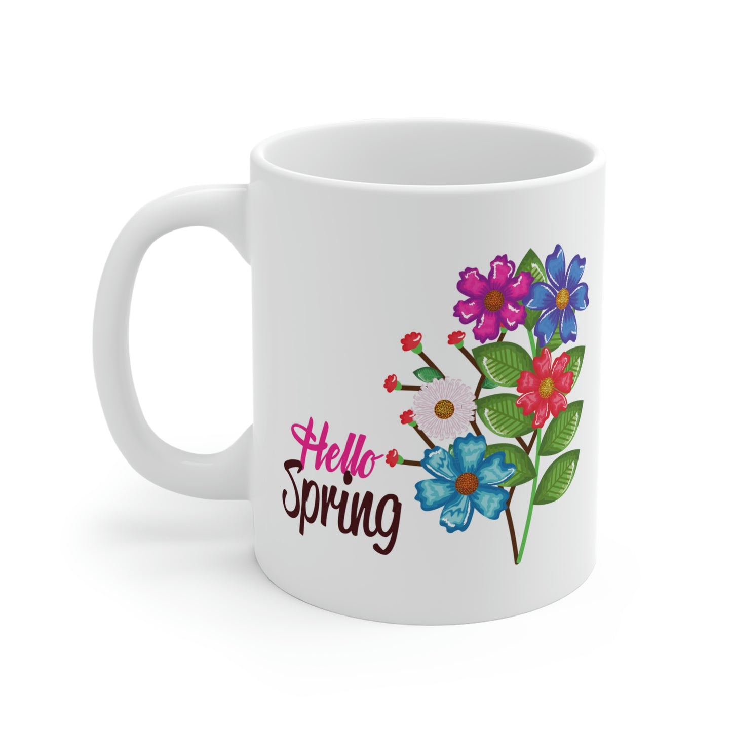 Hello Spring Flower Mug