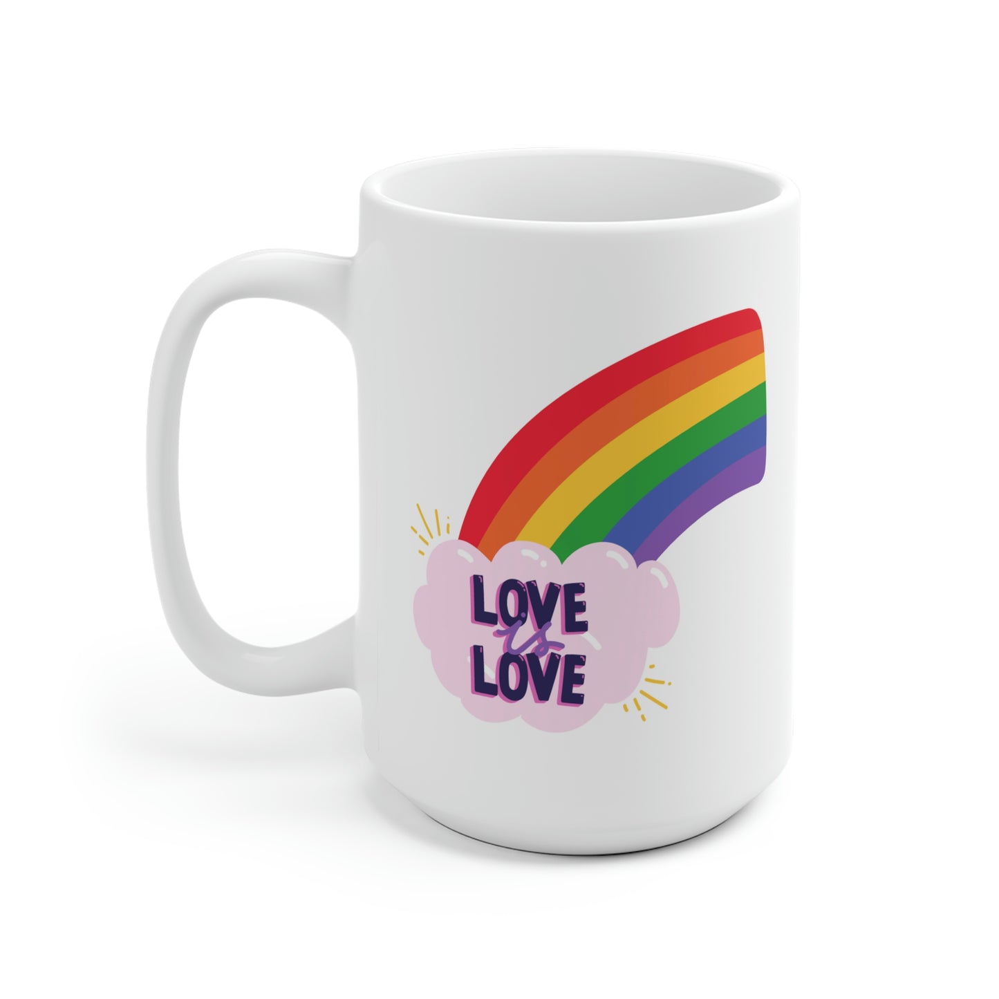 Love Is Love Rainbow Mug