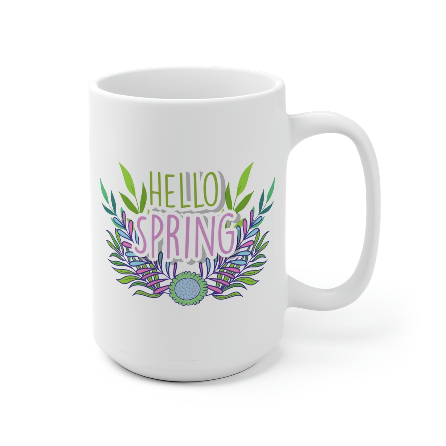 Hello Spring Flower Mug