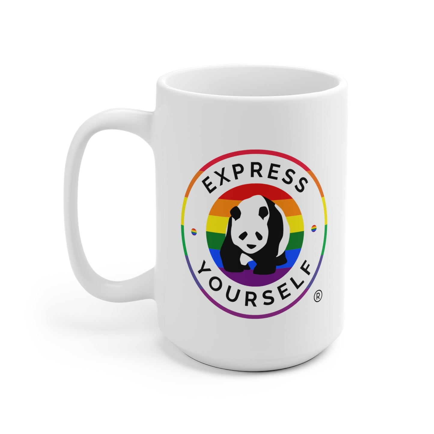 Express Yourself Panda Express LGBTQ Mug
