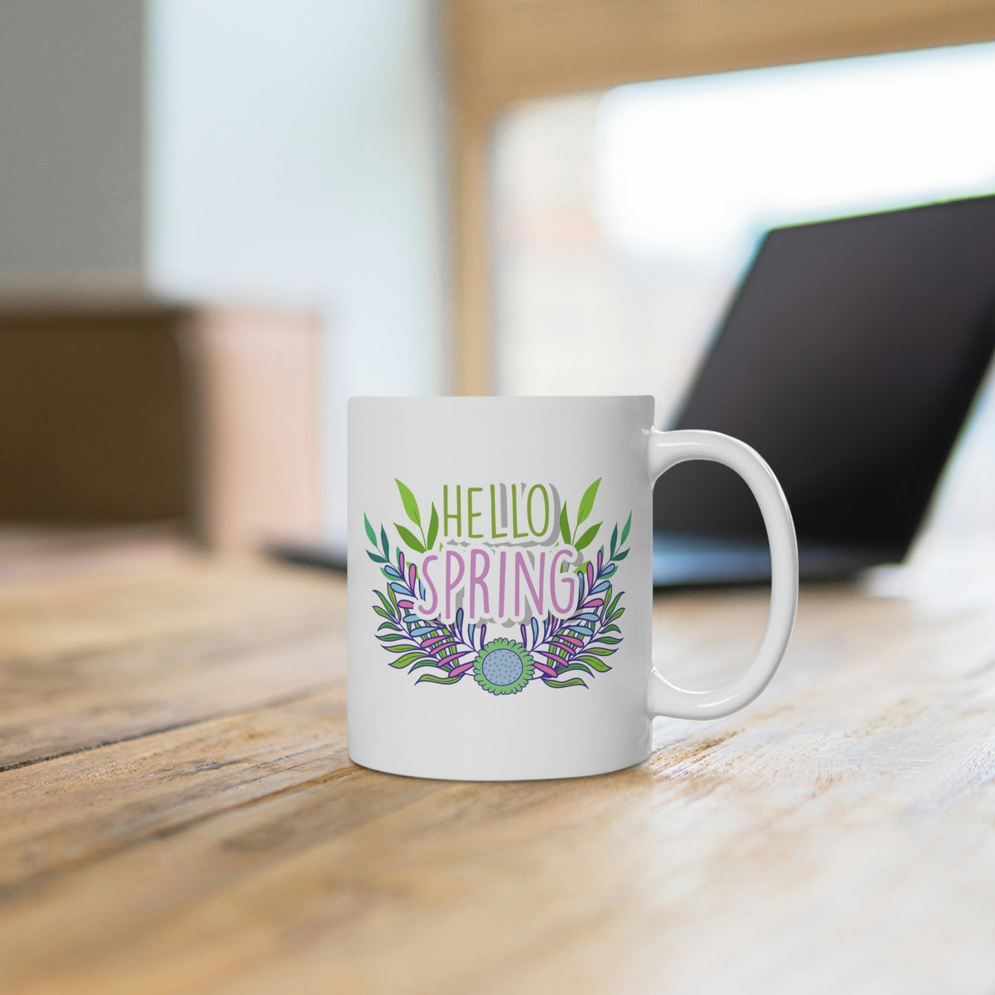 Hello Spring Flower Mug