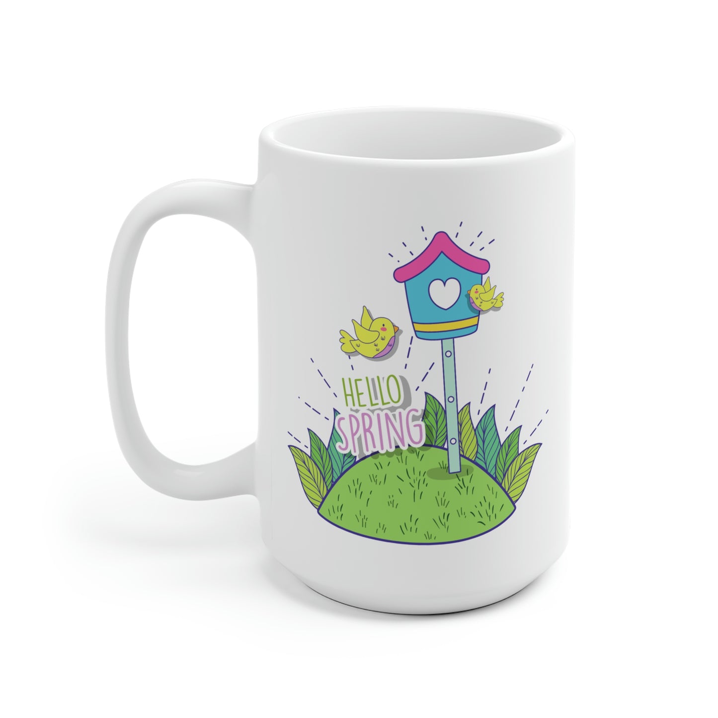 Hello Spring Garden Mug