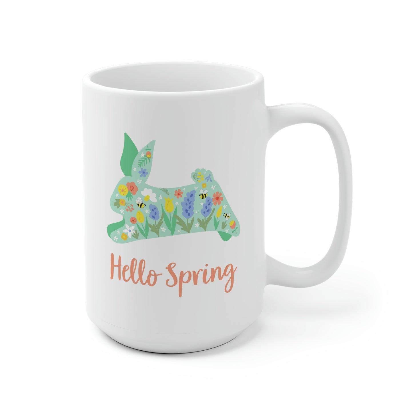 Hello Spring Bunny Mug
